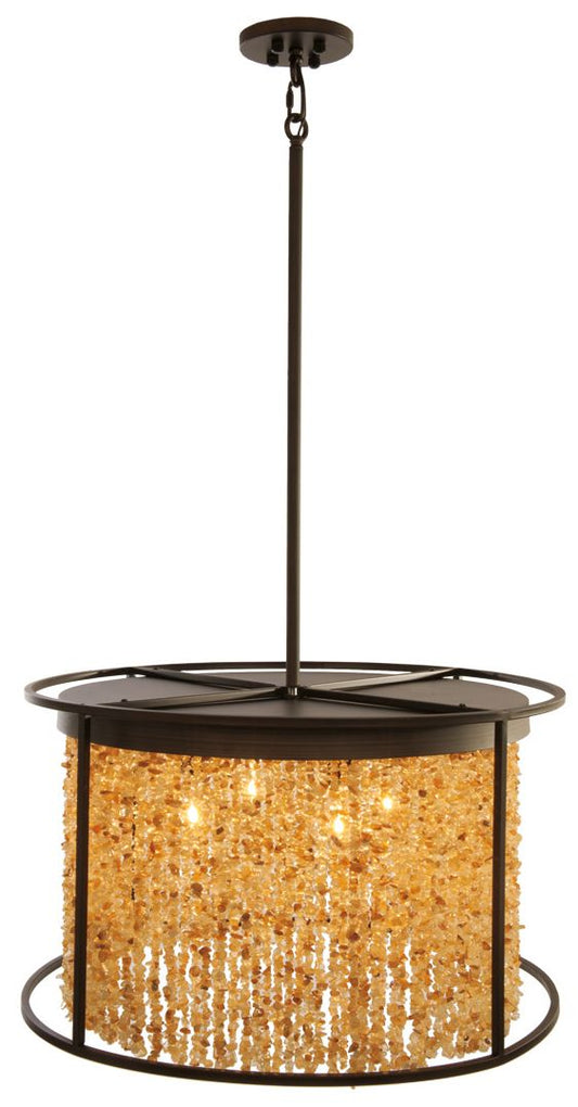 Avenue Lighting Soho Collection Hanging Chandelier Dark Bronze