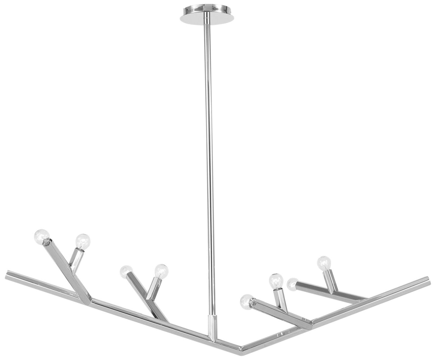 Avenue Lighting The Oaks Collection Linear Fixture Polished Nickel