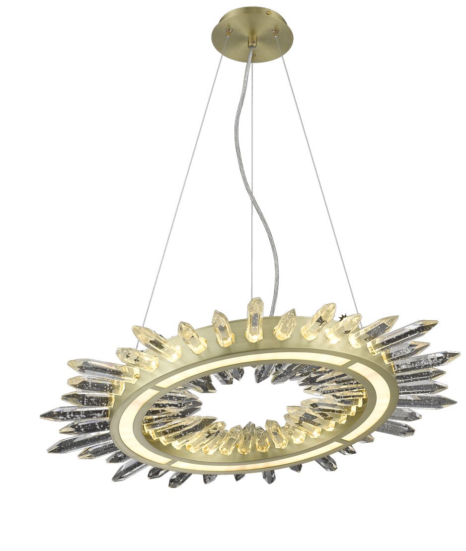 Avenue Lighting-The Original Aspen Collection-Hanging Chandelier-Brass