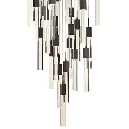 Avenue Lighting The Original Glacier Collection 25 Light Pendant Black