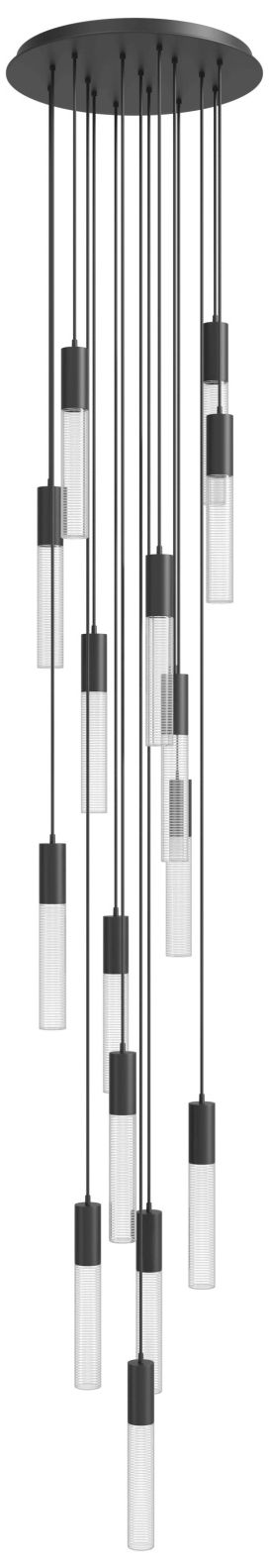 Avenue Lighting The Strand Collection   148" Black