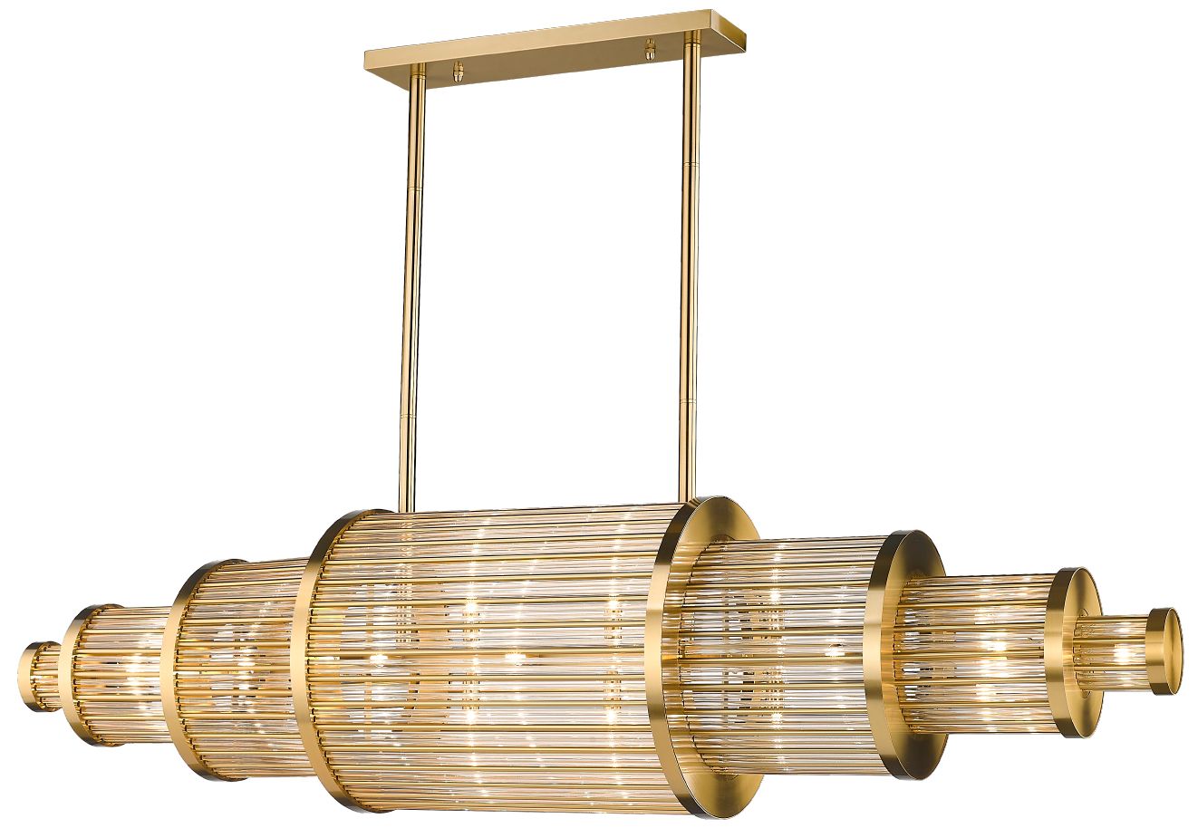 Avenue Lighting Waldorf Collection Hanging Chandelier Antique Brass