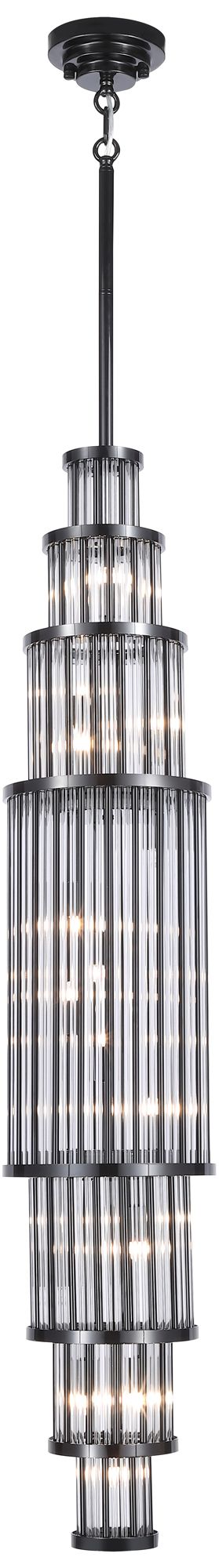 Avenue Lighting Waldorf Collection Pendant Polished Gunmetal