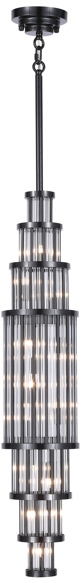 Avenue Lighting Waldorf Collection Pendant Polished Gunmetal