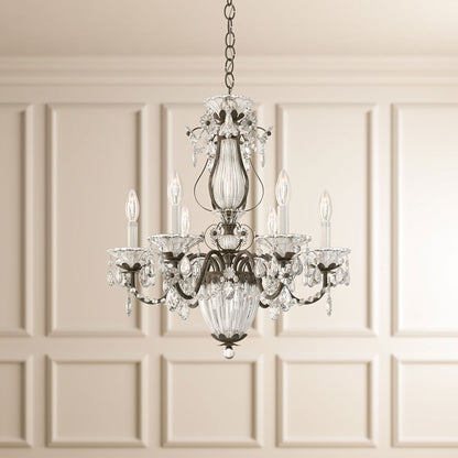 Bagatelle 22.5"H x 21"W 7-Light Crystal Chandelier in French Gold