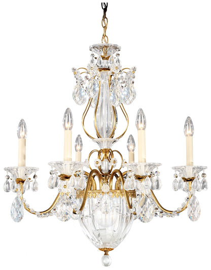 Bagatelle 22.5"H x 21"W 7-Light Crystal Chandelier in Heirloom Go