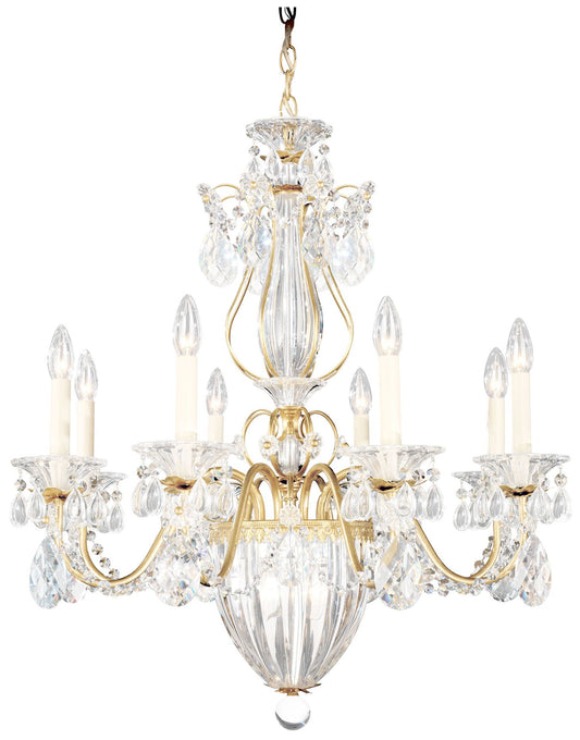 Bagatelle 29"H x 26.5"W 11-Light Crystal Chandelier in Heirloom G