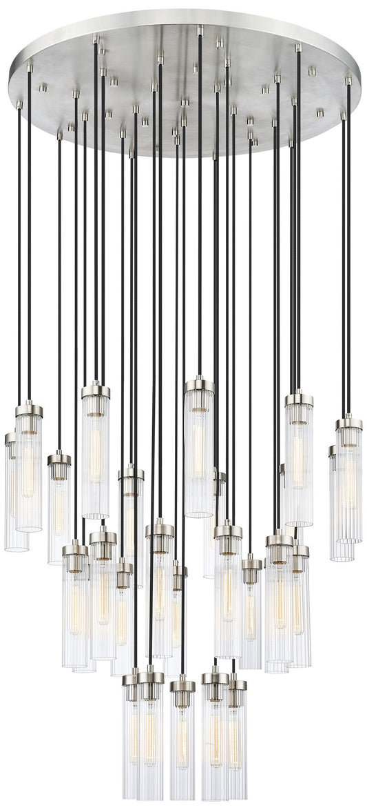 Beau by Z-Lite Brushed Nickel 27 Light Chandelier