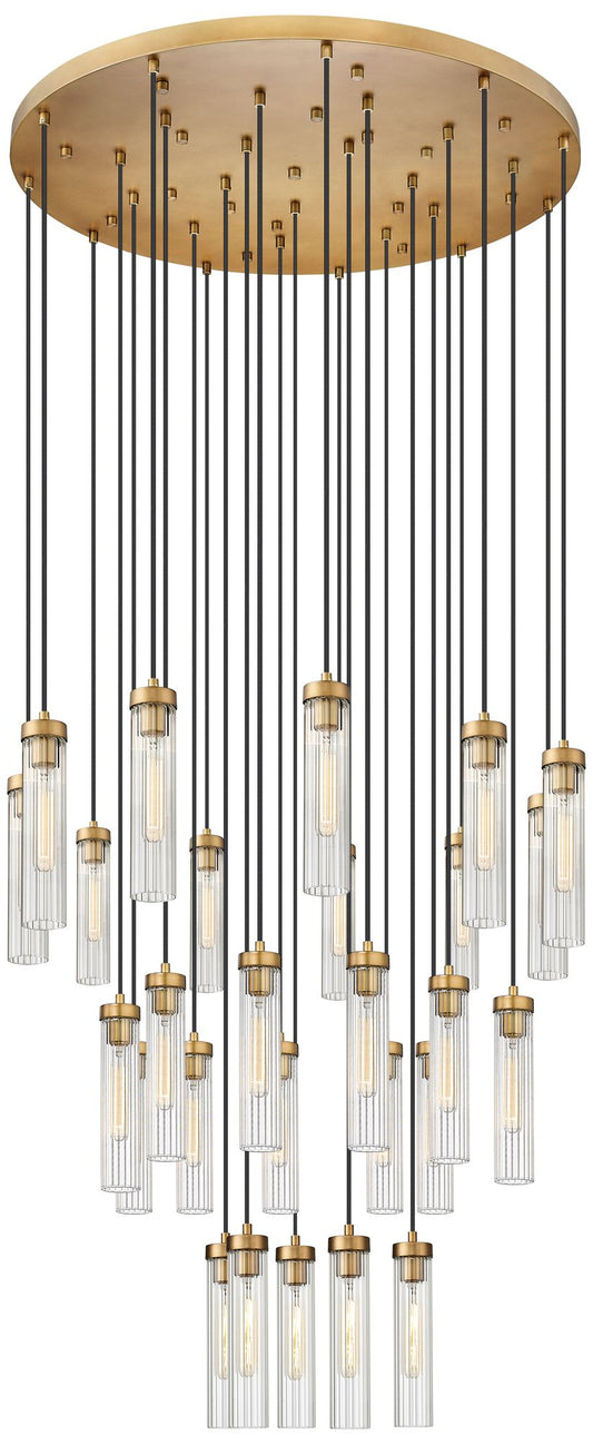 Beau by Z-Lite Rubbed Brass 27 Light Chandelier