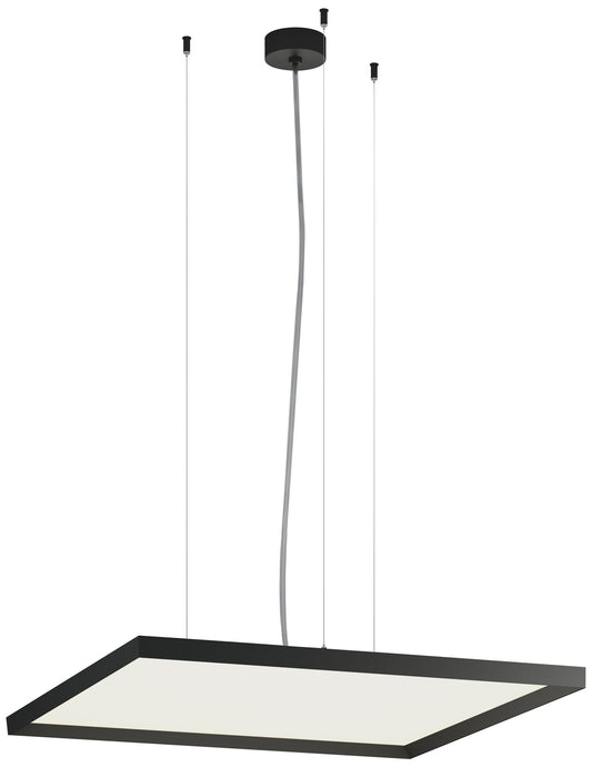 Bina - Square Pendant - Direct-Indirect Light - 32" - Black Finish