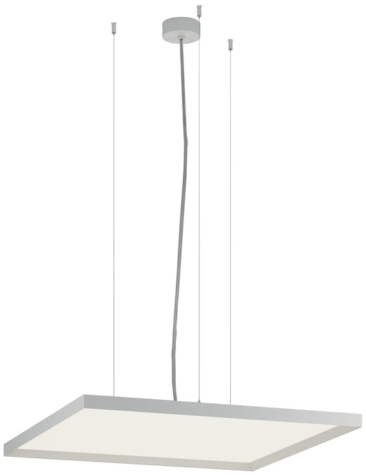 Bina - Square Pendant - Direct-Indirect Light - 32" - White Finish