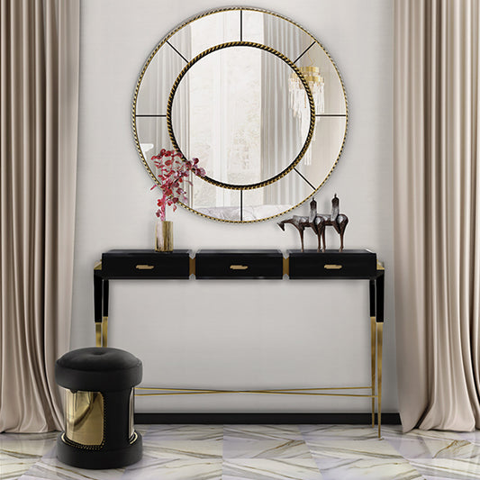 Black And Gold Console Table