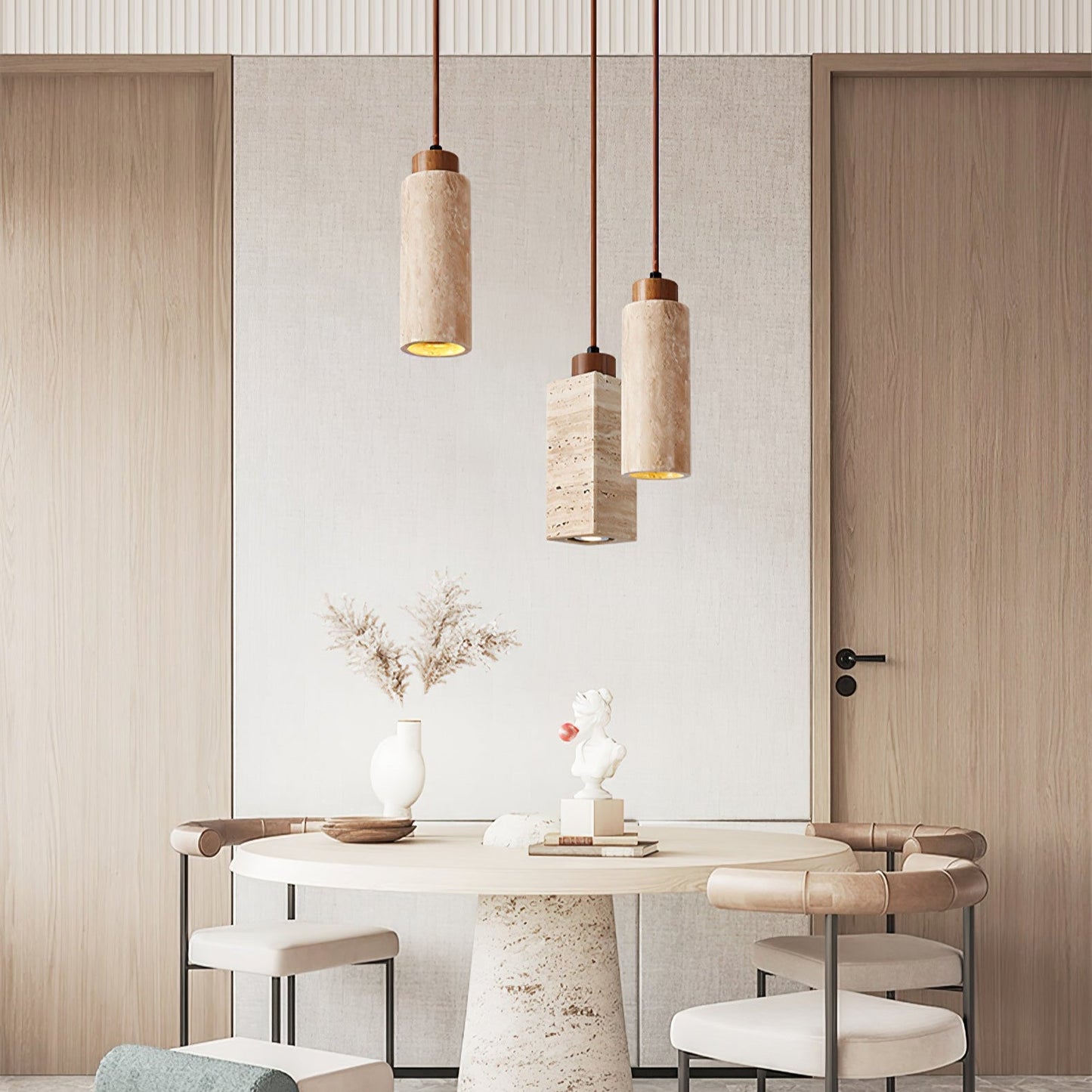 Solvara Travertine Pendant Lamp