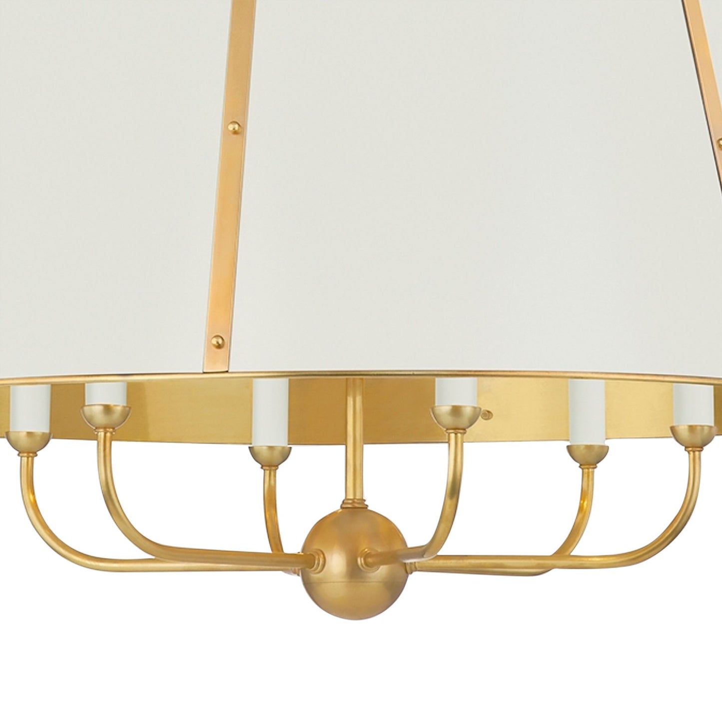 Cambridge 28 1/4" Wide Aged Brass 6-Light Chandelier