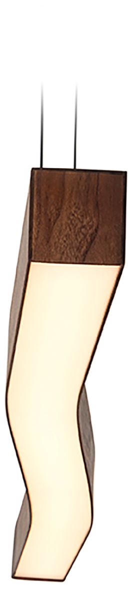 Camur 60" Wide Frost Accented Walnut 2700K P2 LED Linear Pendant