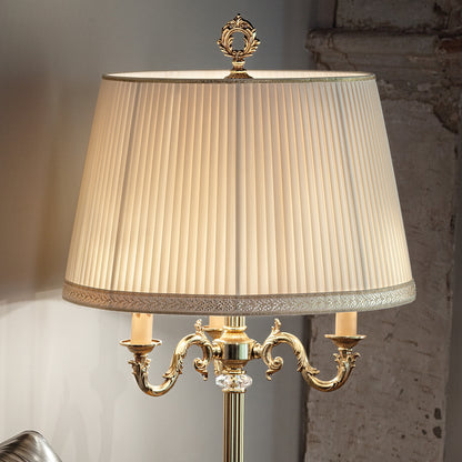 Candelabra Style Table Lamp With Swarovski Detail