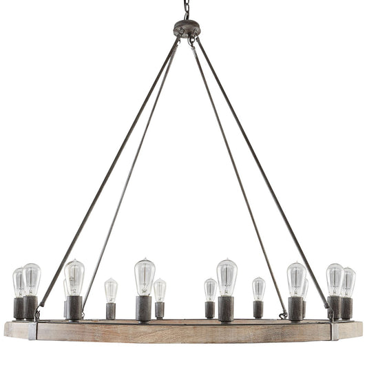 Capital Lighting Austin 16-Light Chandelier Urban Wash