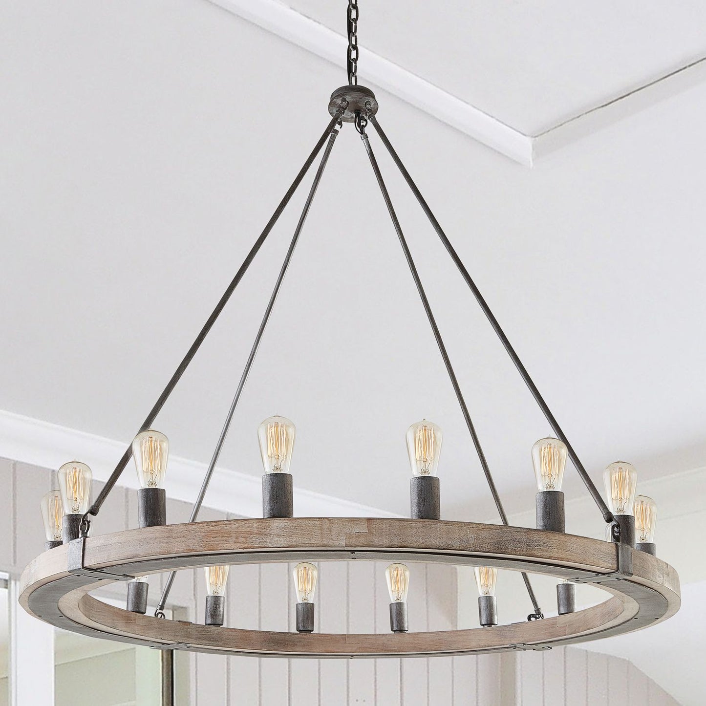 Capital Lighting Austin 16-Light Chandelier Urban Wash