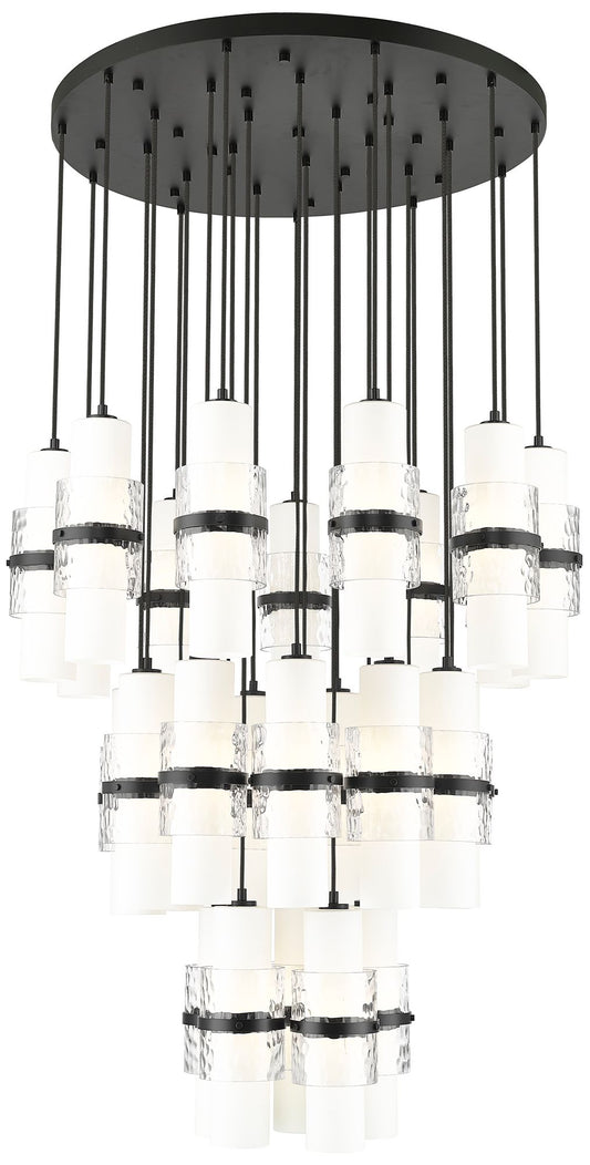 Cayden by Z-Lite Matte Black 27 Light Chandelier