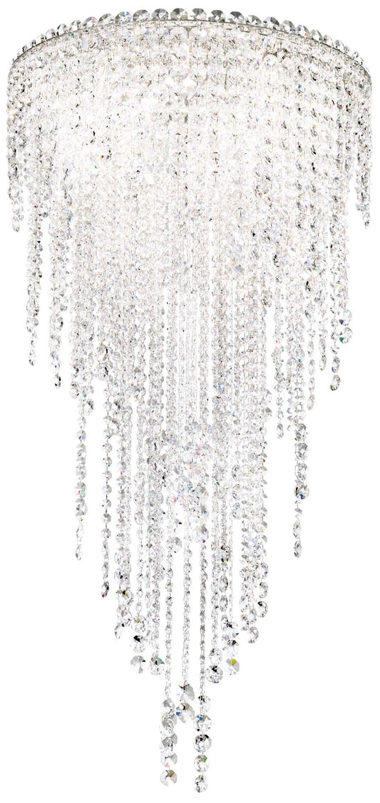 Chantant 41.5"H x 21"W 5-Light Crystal Chandelier in Pol Stainles