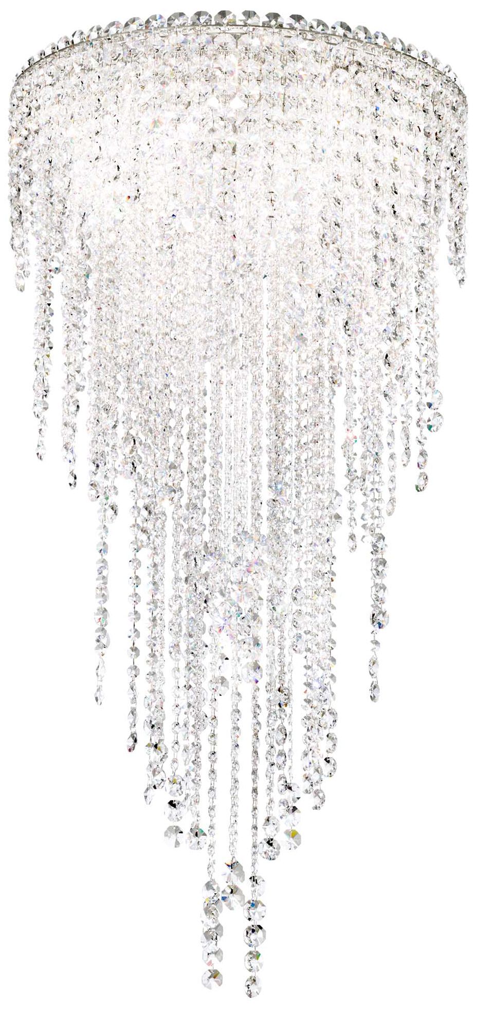 Chantant 41.5"H x 21"W 5-Light Crystal Chandelier in Pol Stainles