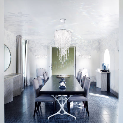 Chantant 41.5"H x 21"W 5-Light Crystal Chandelier in Pol Stainles