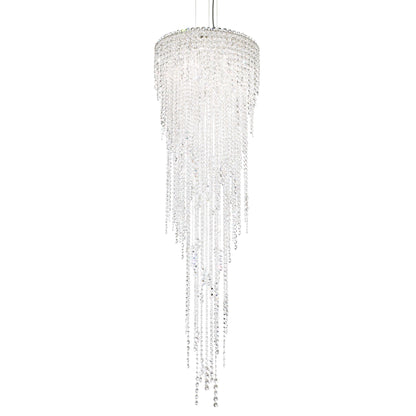 Chantant 70.3"H x 21"W 5-Light Crystal Chandelier in Pol Stainles
