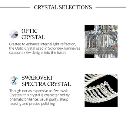 Circulus 16.5"H x 24.5"W 4-Light Crystal Wall Sconce in Heirloom