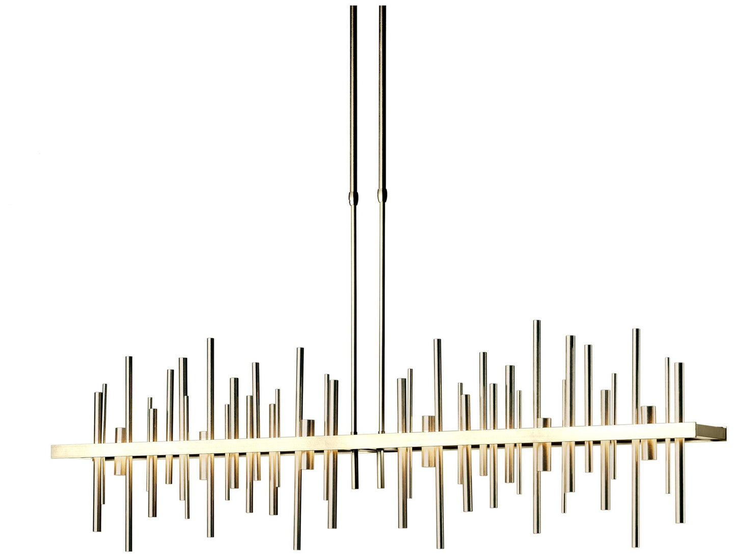 Cityscape 51.9" Modern Brass Long LED Pendant