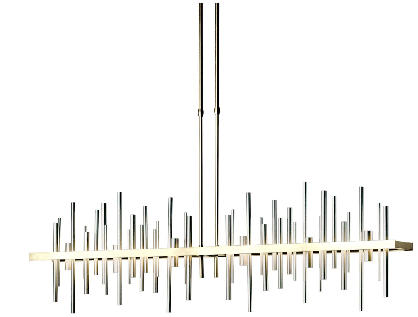 Cityscape 51.9" Modern Brass Long LED Pendant