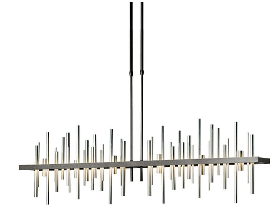 Cityscape 51.9" Natural Iron Short LED Pendant