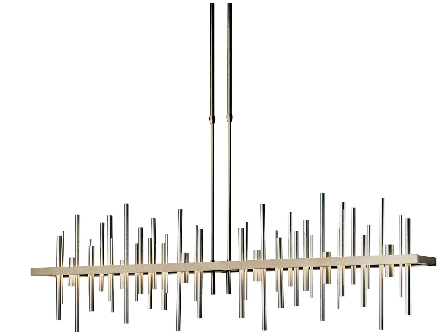 Cityscape 51.9" Soft Gold Long LED Pendant