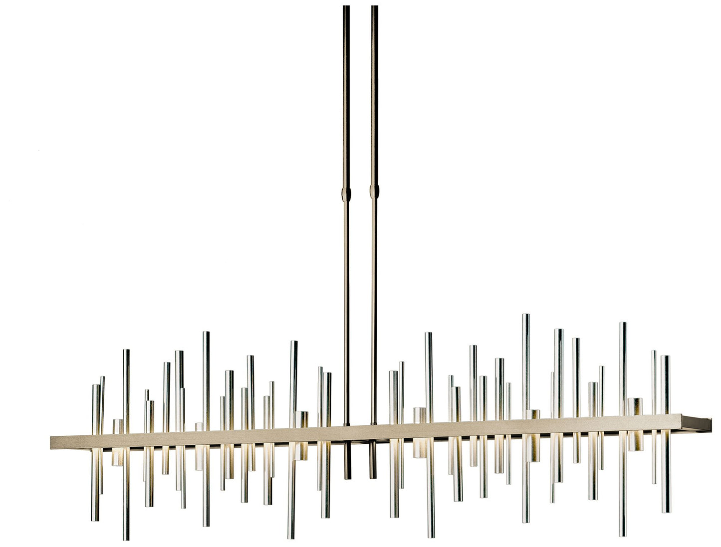 Cityscape 51.9" Soft Gold Long LED Pendant