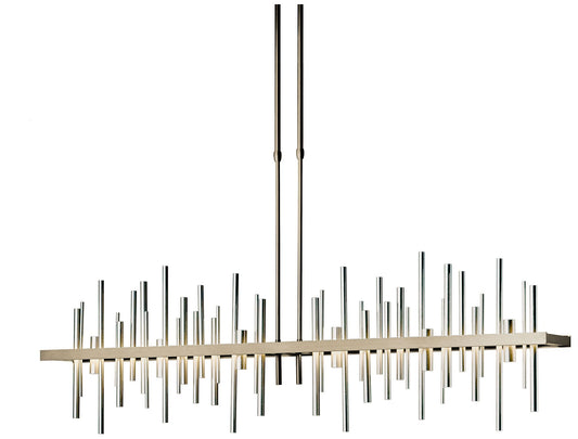 Cityscape 51.9" Soft Gold Short LED Pendant