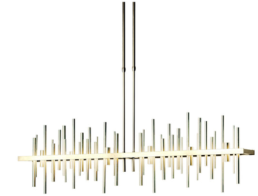 Cityscape 51.9" Wide Large Modern Brass LED Pendant With Modern Brass