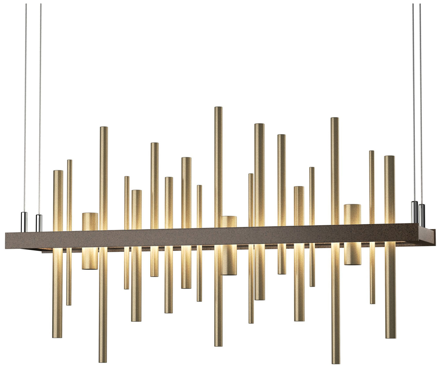 Cityscape LED Pendant - Bronze - Gold