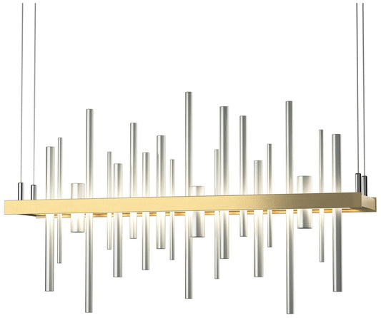 Cityscape LED Pendant - Modern Brass - Platinum