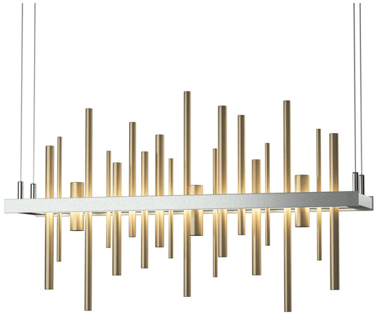 Cityscape LED Pendant - Platinum - Gold