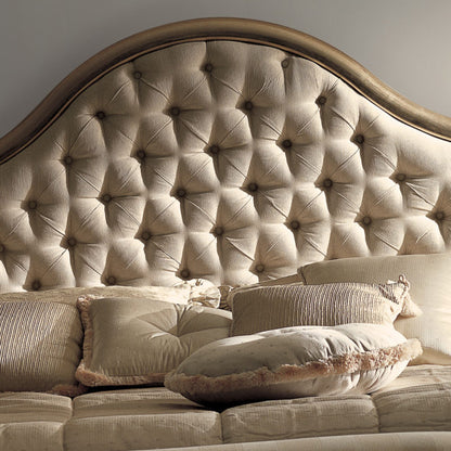 Classic Bronze Designer Button Upholstered Bed