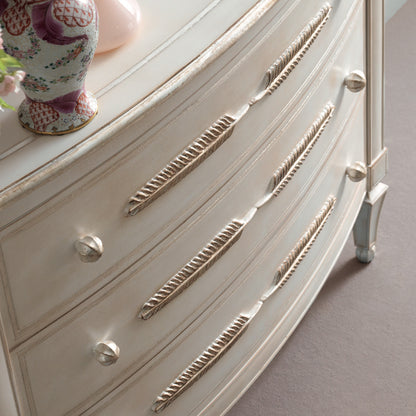 Classic Feather Design Chest Of Drawers