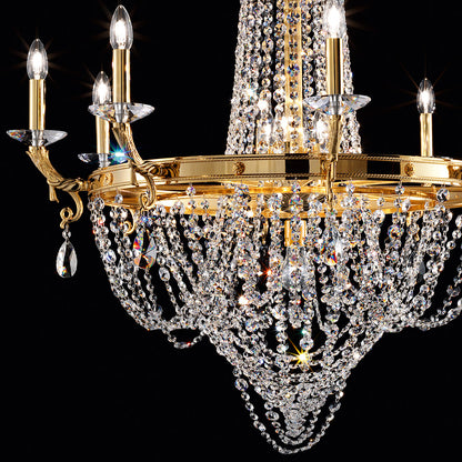 Classic Crystal Drop Chandelier