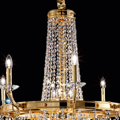 Classic Crystal Drop Chandelier