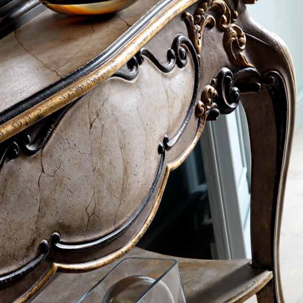 Classic Italian Antiqued Console Table