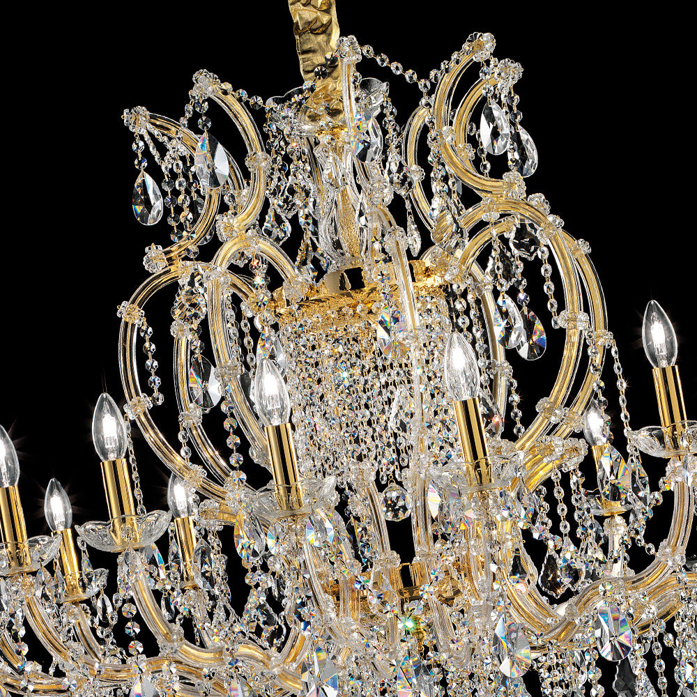 Classic Italian Crystal Designer Chandelier