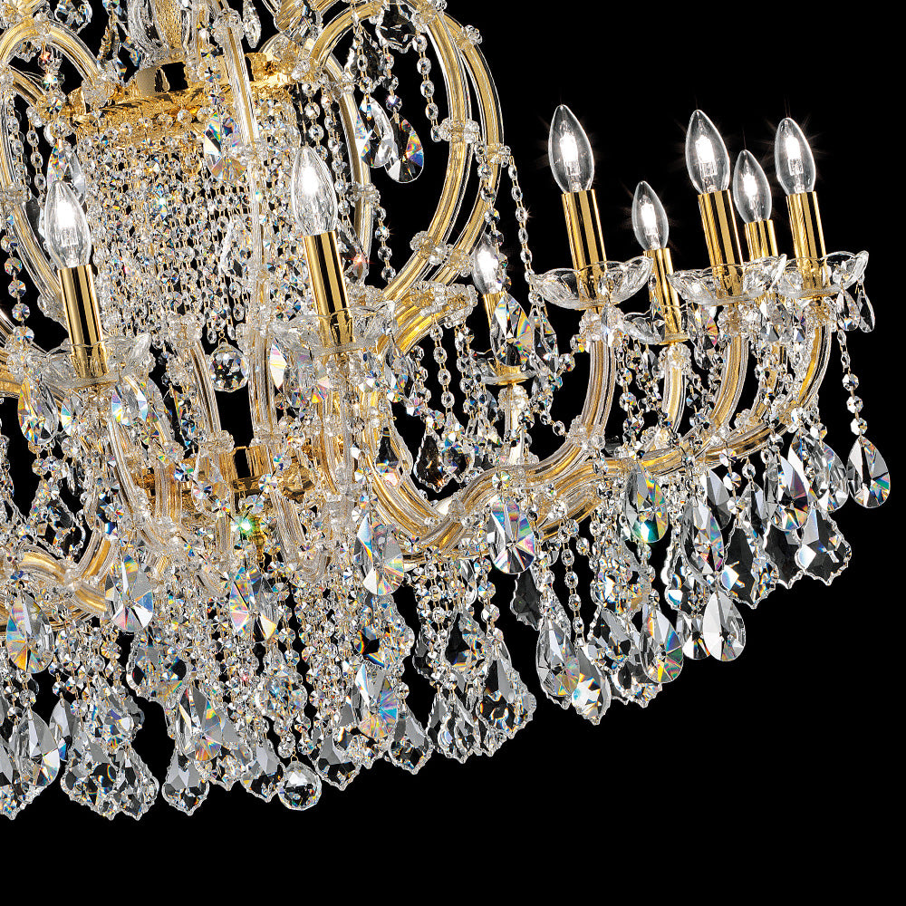 Classic Italian Crystal Designer Chandelier