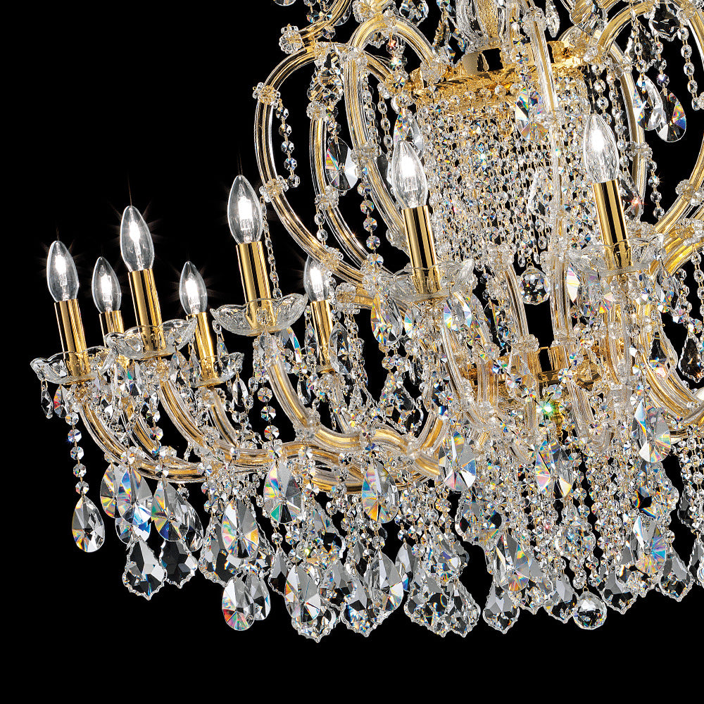 Classic Italian Crystal Designer Chandelier