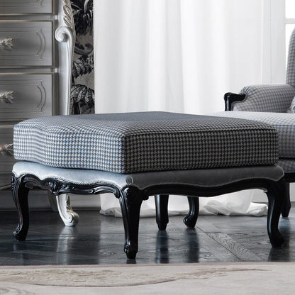 Classic Louis Style Armchair And Footstool