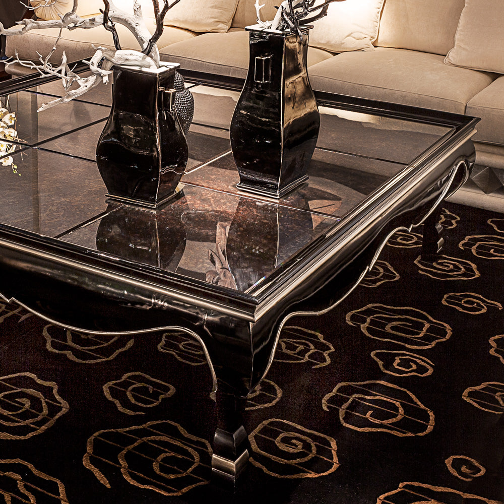 Classic Square Black Coffee Table