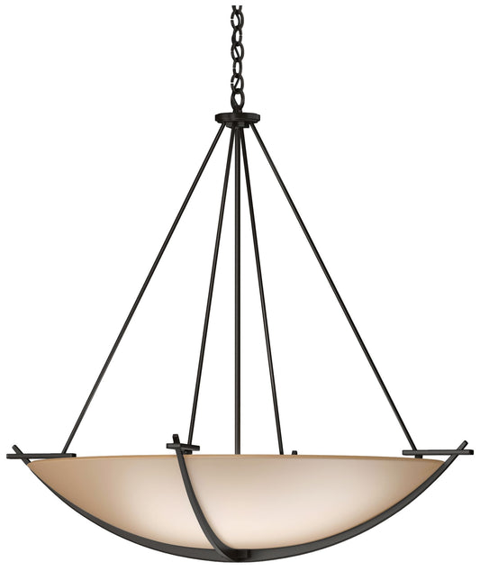 Compass 34.2"W Large Scale Oil Rubbed Bronze Pendant With Sand Glass S