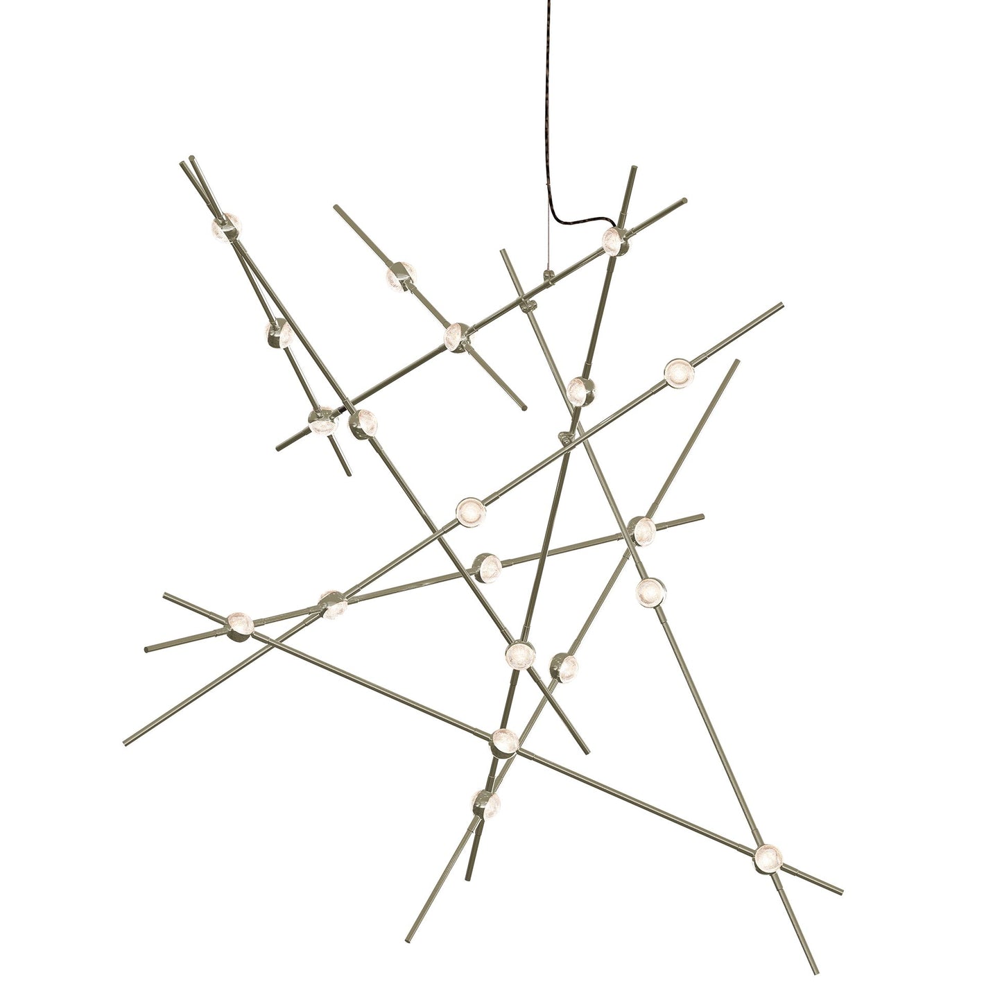 Constellation Aquila 37 1/4"W Satin Nickel LED Chandelier